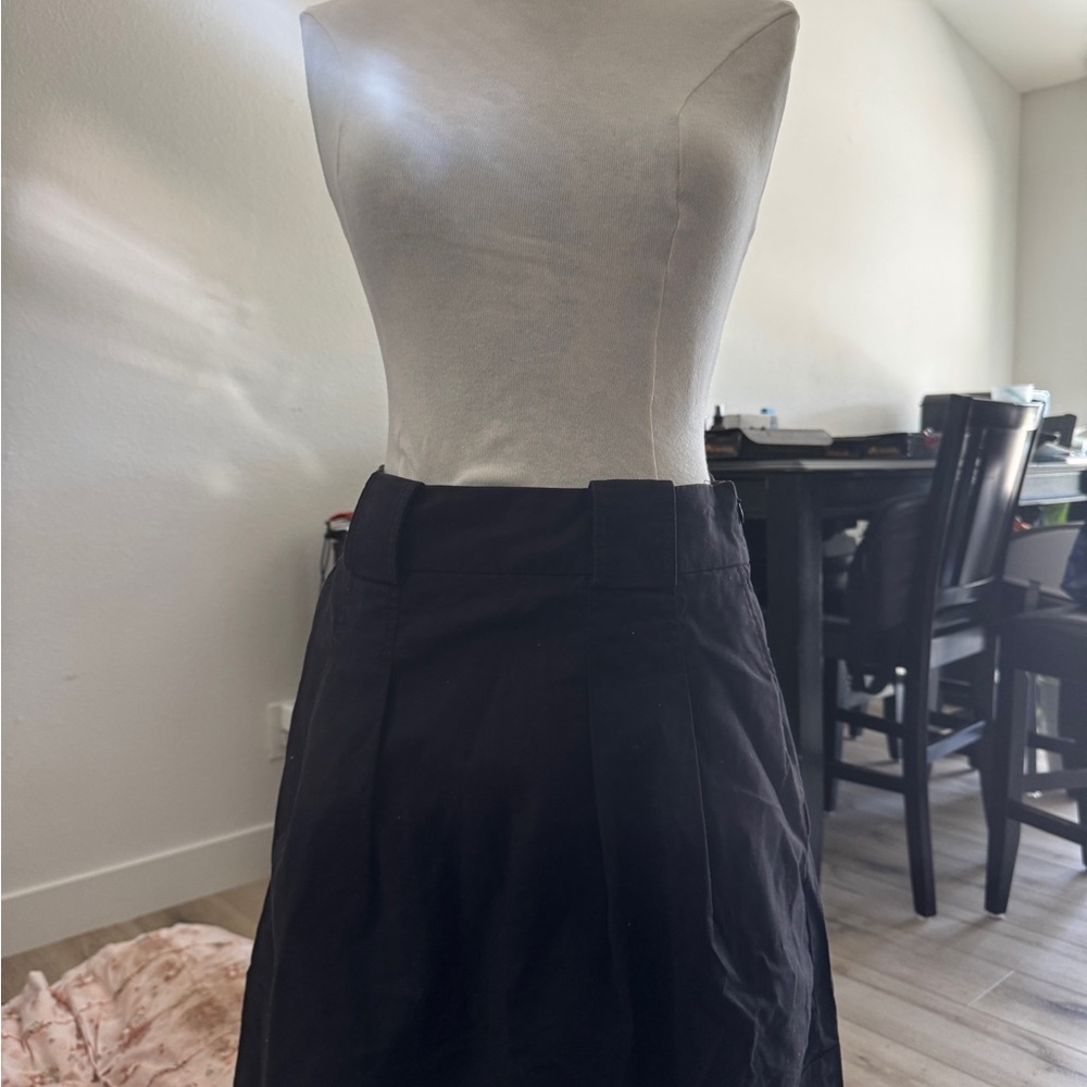 Zara Black A-Line Skirt